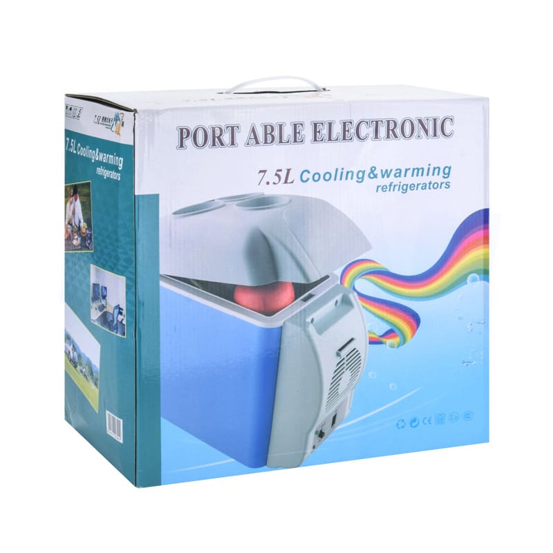 7.5L dual-purpose portable car refrigerator