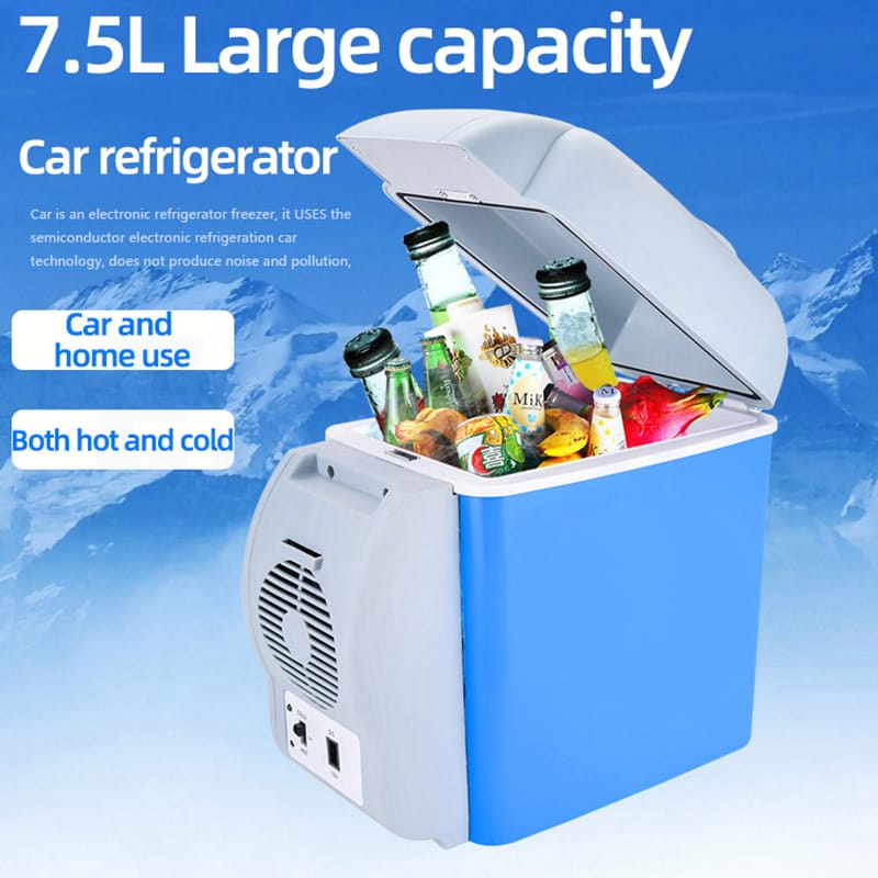 7.5L dual-purpose portable car refrigerator